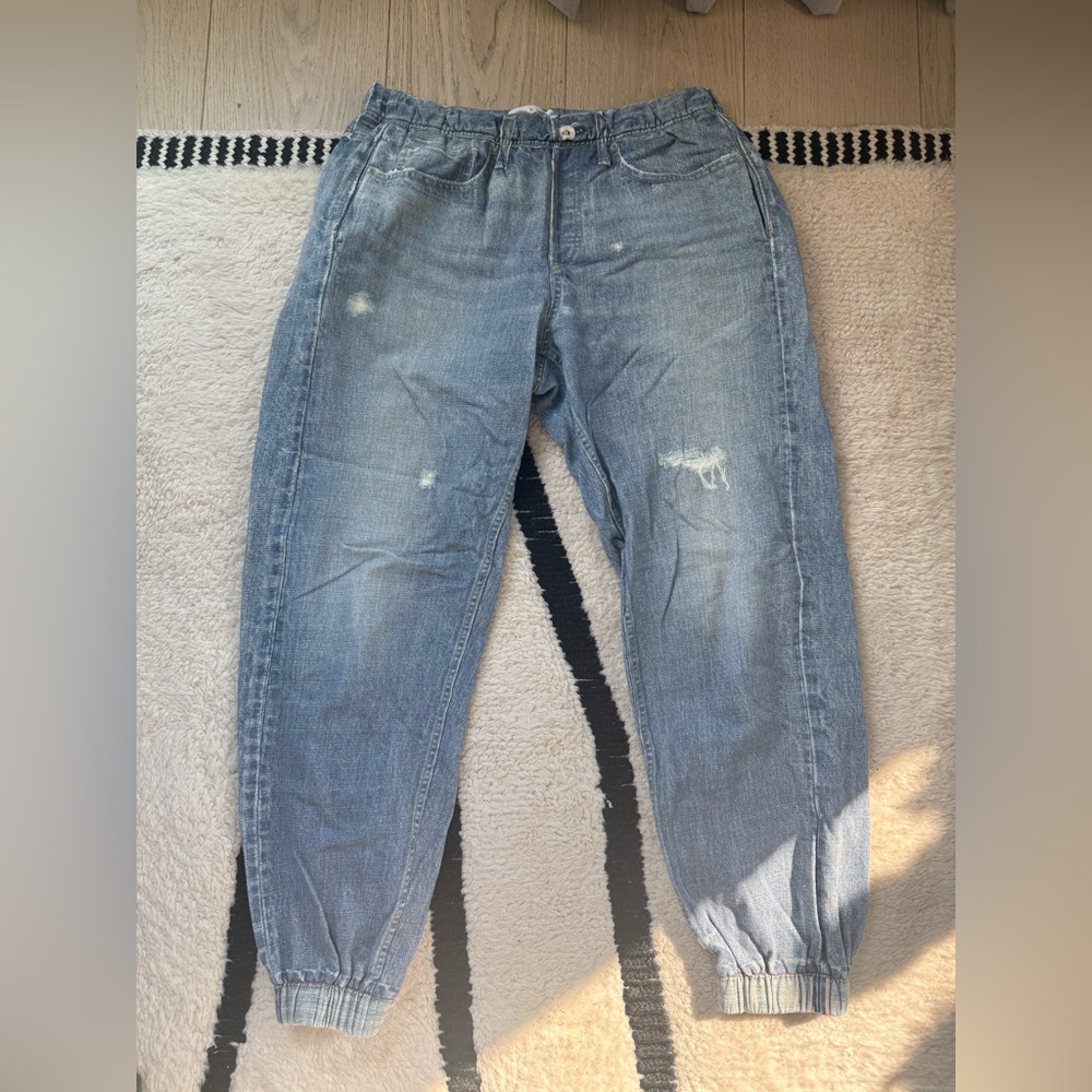 Rag & Bone Miramar Light Blue Denim Joggers